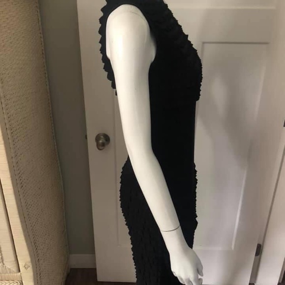 Joseph Ribkoff Stretchy Ruffle Dress - Picture 3 of 7